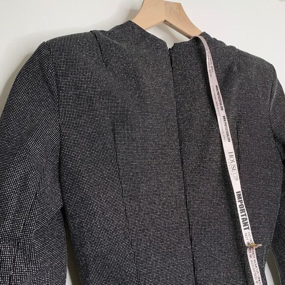 House of CB Gisella  Mini Longsleeve Beaded Dress Womens New Small - Picture 8 of 15